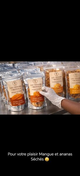 Mangues et ananas Séchés