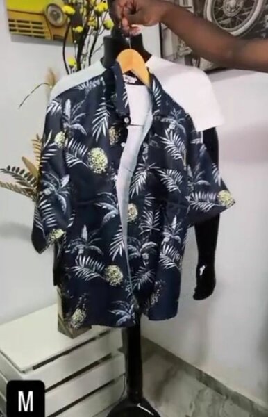 Chemise tropicale homme