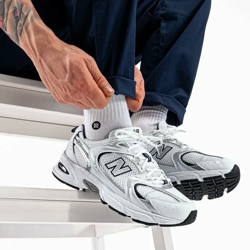 Baskets blanches ultra-confortables