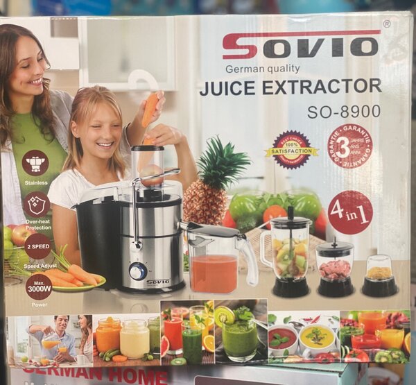 Sovio 4 in 1 Juice Extractor Blender set