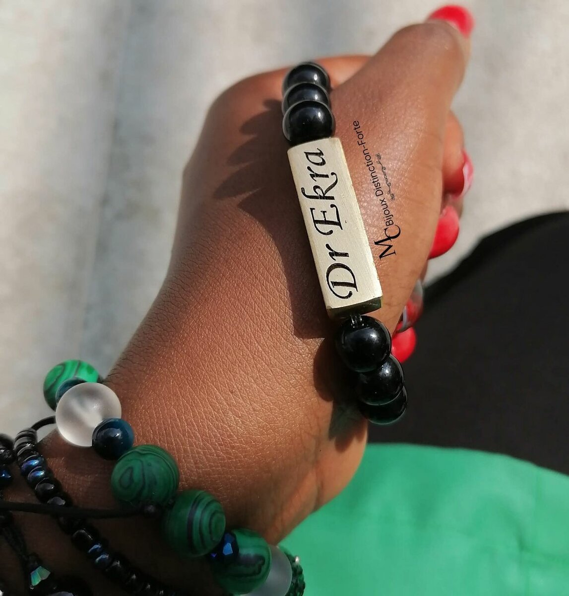 Bracelet perles personnalisable