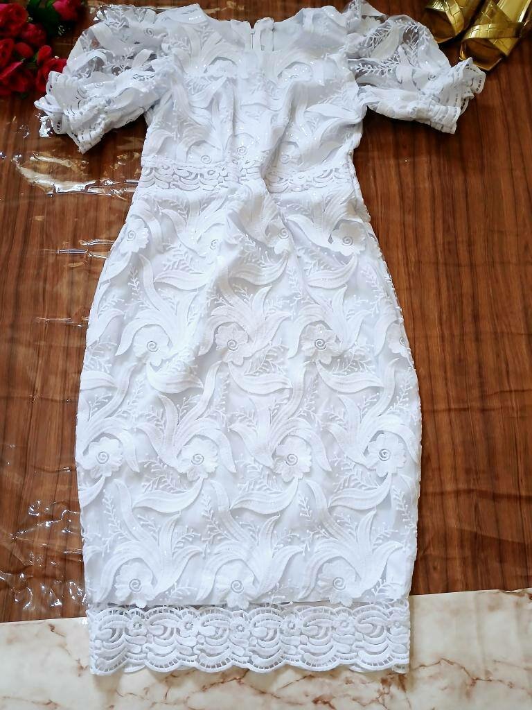 White Uk Stock Dress