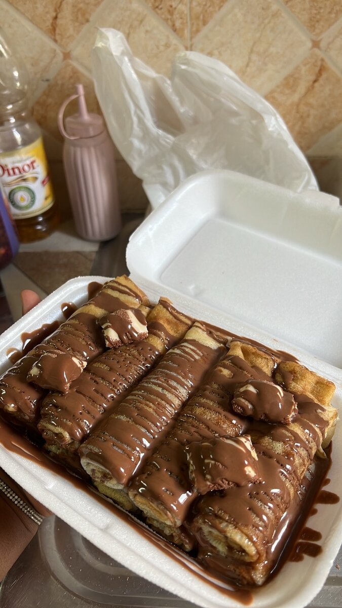 Crepes au kinder