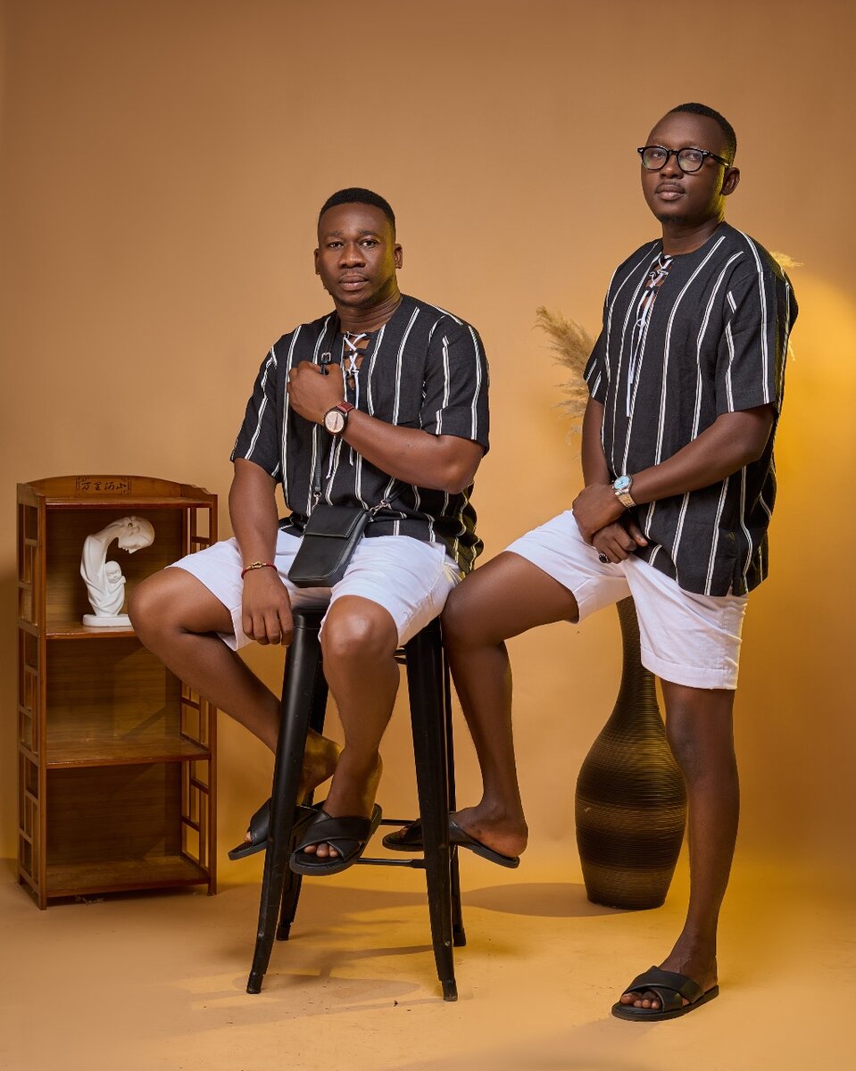 Ensemble rayure blanc noir