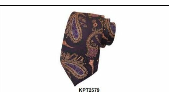 Cravate en soie paisley élégante