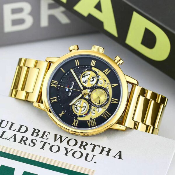 Montre Automatique Dorée Homme