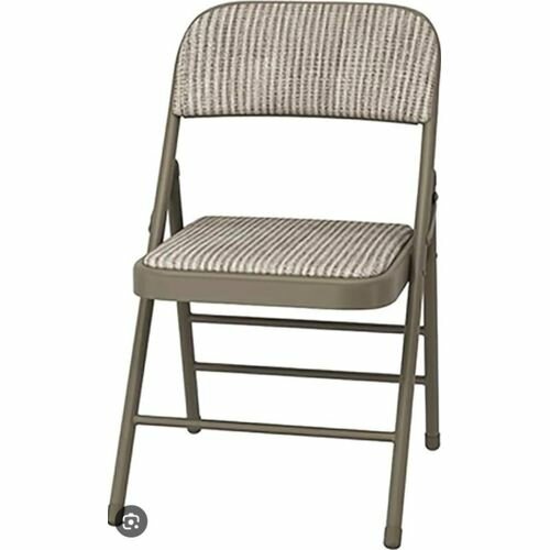 Chaise pliante rembourrée