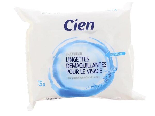 Lingettes démaquillantes CIEN