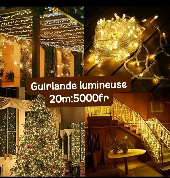 Guirlande lumineuse LED 20m