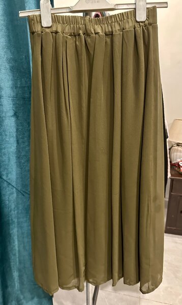 Olive green skirt