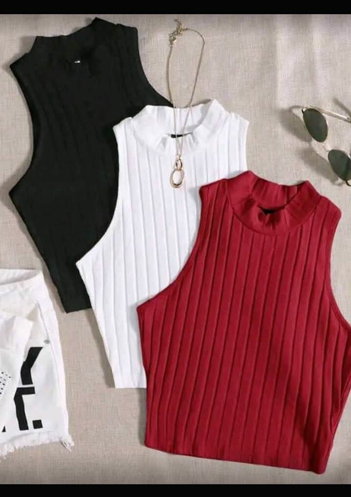 Débardeurs côtelés femme