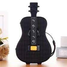 Enceinte Bluetooth en forme de guitare