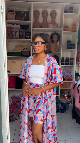 Kimono et Short Géométriques