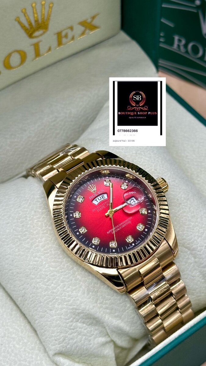 Montre rolex authentique