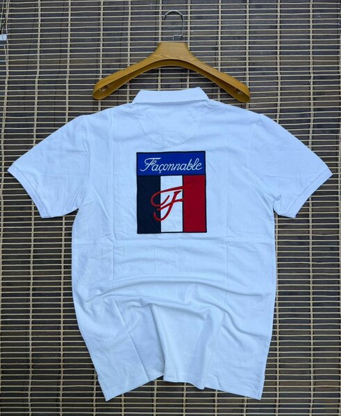 Polo homme blanc Faconnable