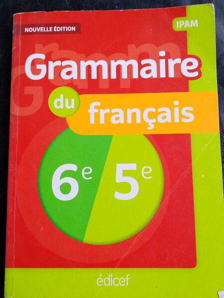 Livre Grammaire du Français 6e 5e