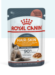 Royal Canin Hair & Skin Care Adult Wet Cat Food Pouches