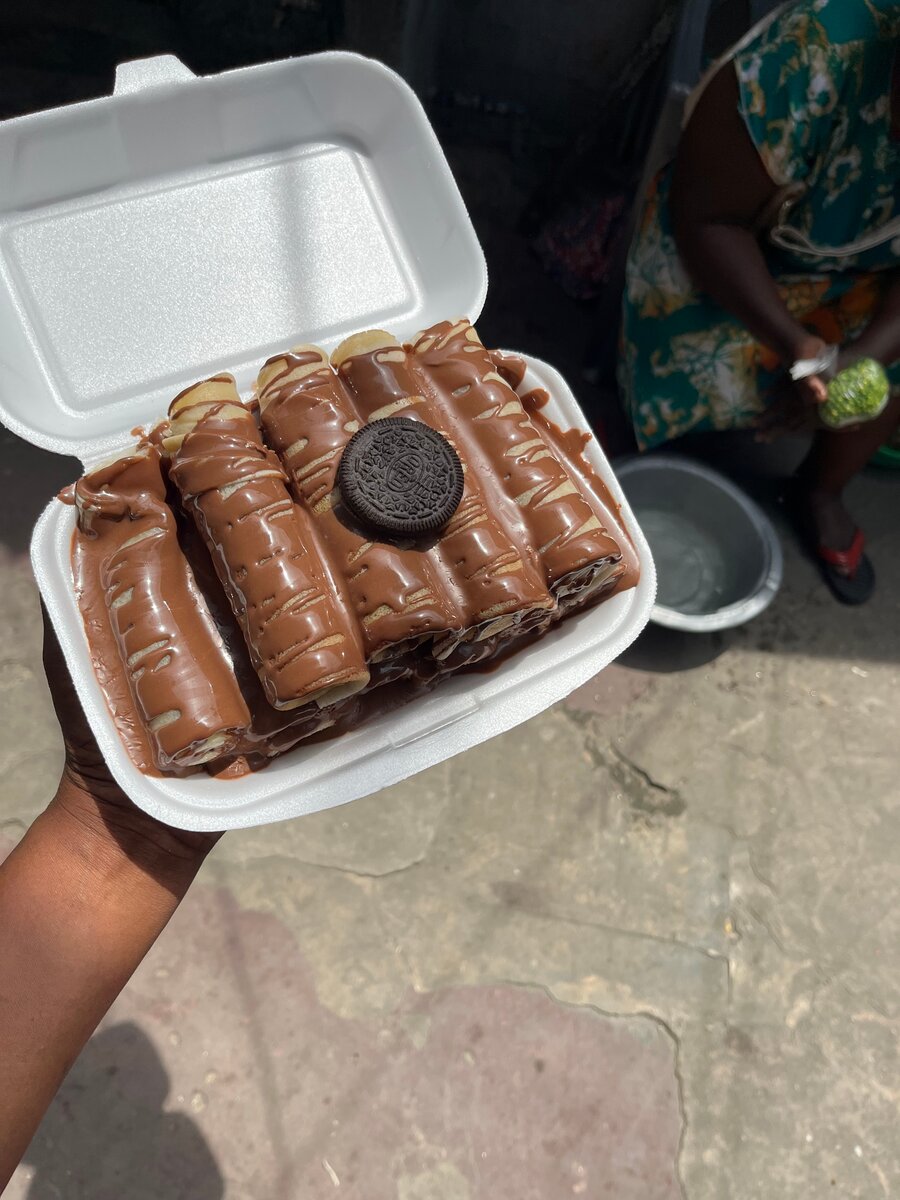10Crêpes roulées chocolat Oreo