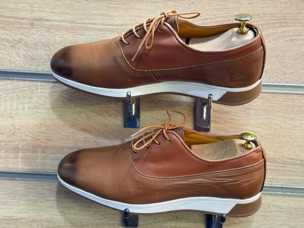 Chaussures derby élégantes en cuir