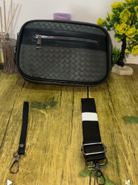 Sac banane noir homme