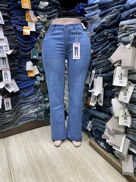 Jeans taille haute femme tendance
