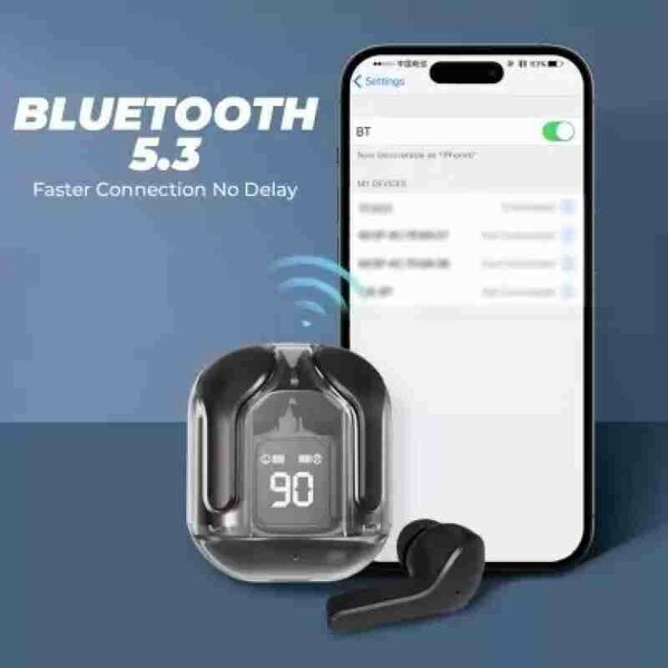 Écouteurs Bluetooth LED Bass+