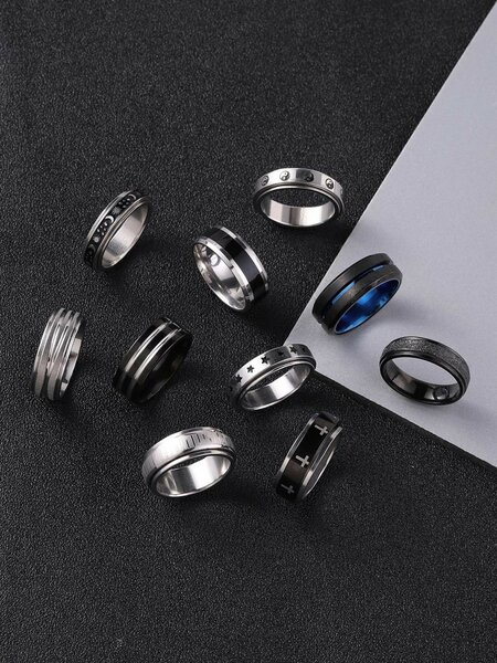 Bague Homme Style Varié