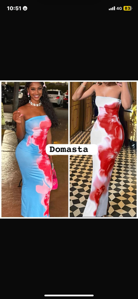 Robe Longue Sans Bretelles