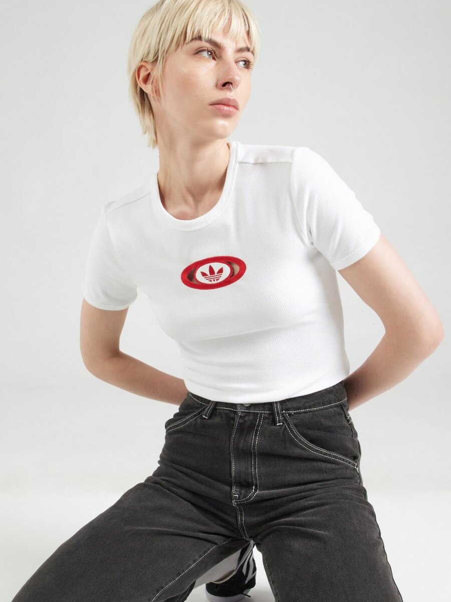 T-shirt blanc adidas