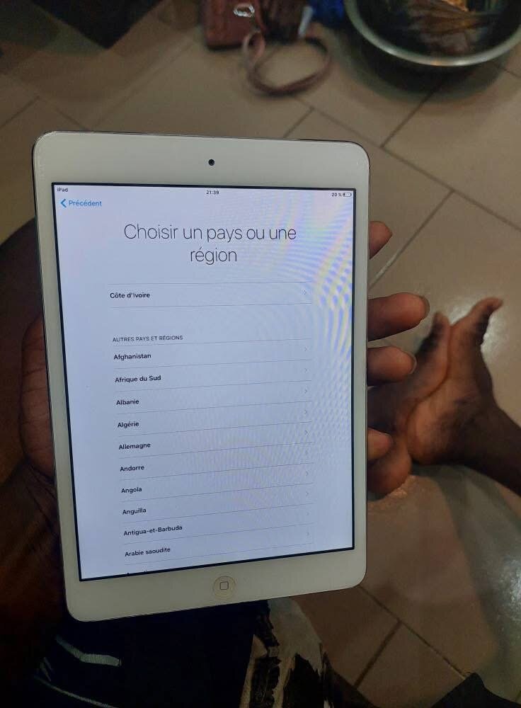 Apple iPad Mini bloqué