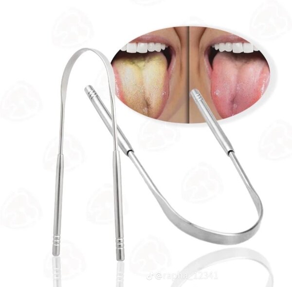 Gratte-langue Acier Inoxydable