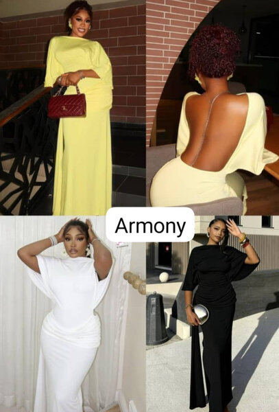 Robe élégante dos nu