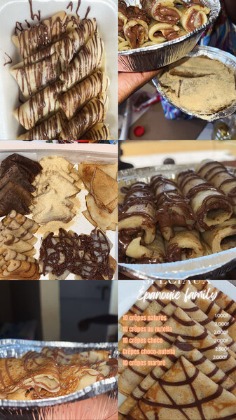 Crêpe disponible à 1000