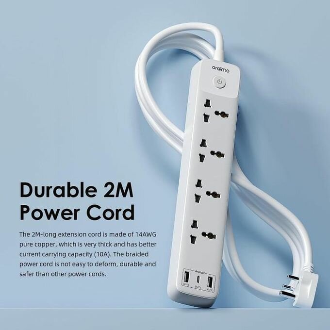 Multiprise Oraimo USB-C rapide