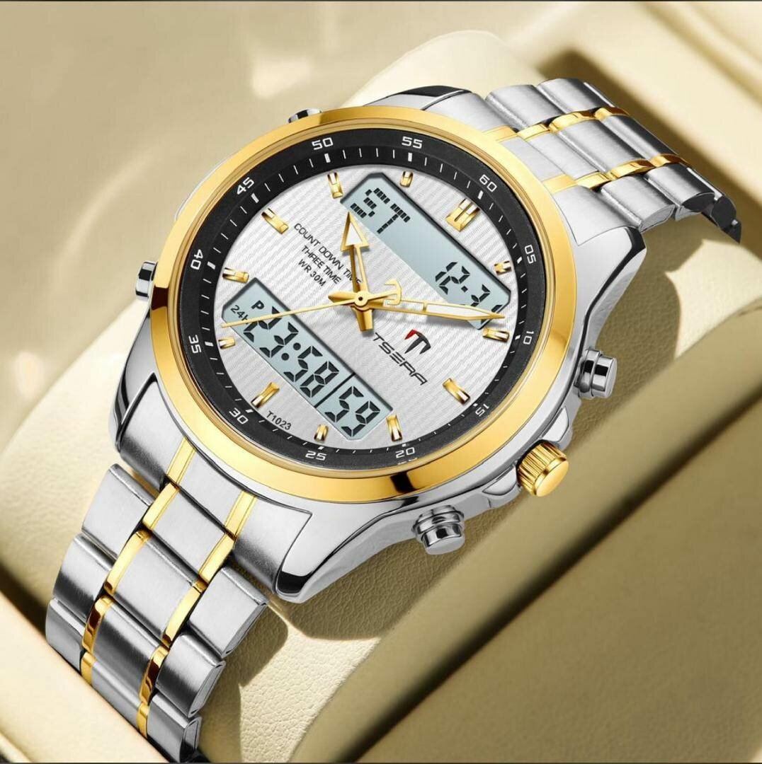 Montre Homme Élégante Bicolore