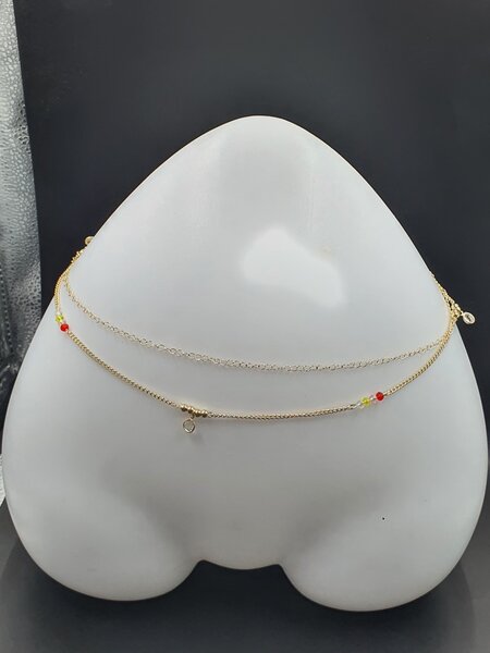 Collier coloré élégant