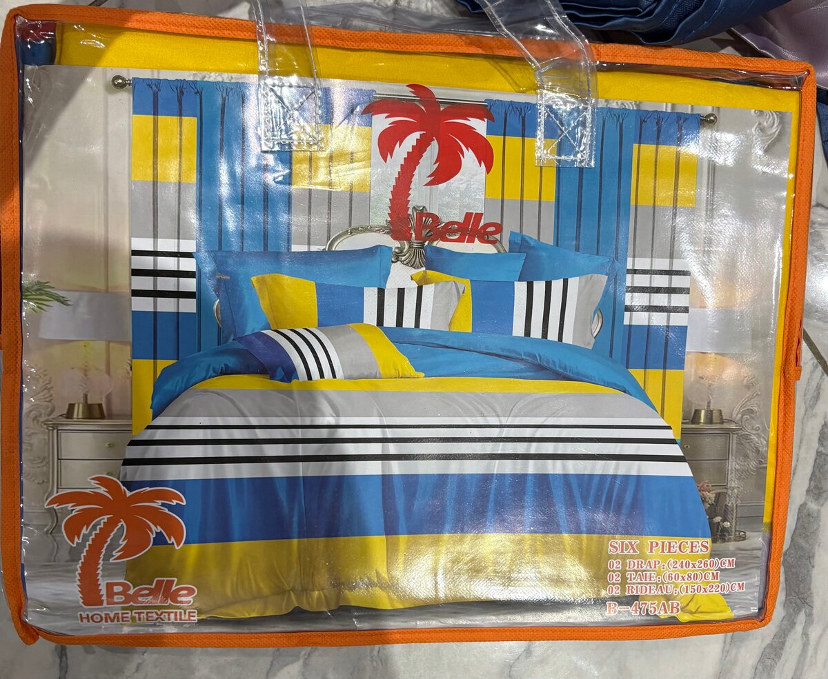 Parure de lit 6 pièces Belle