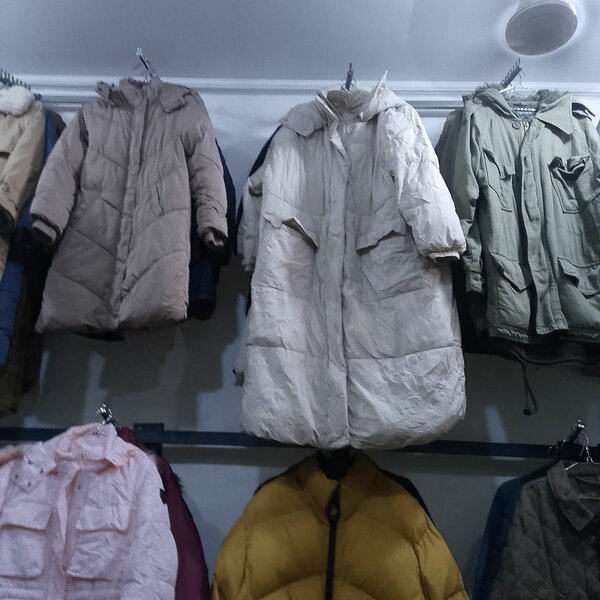 Manteau long d'hiver chaud