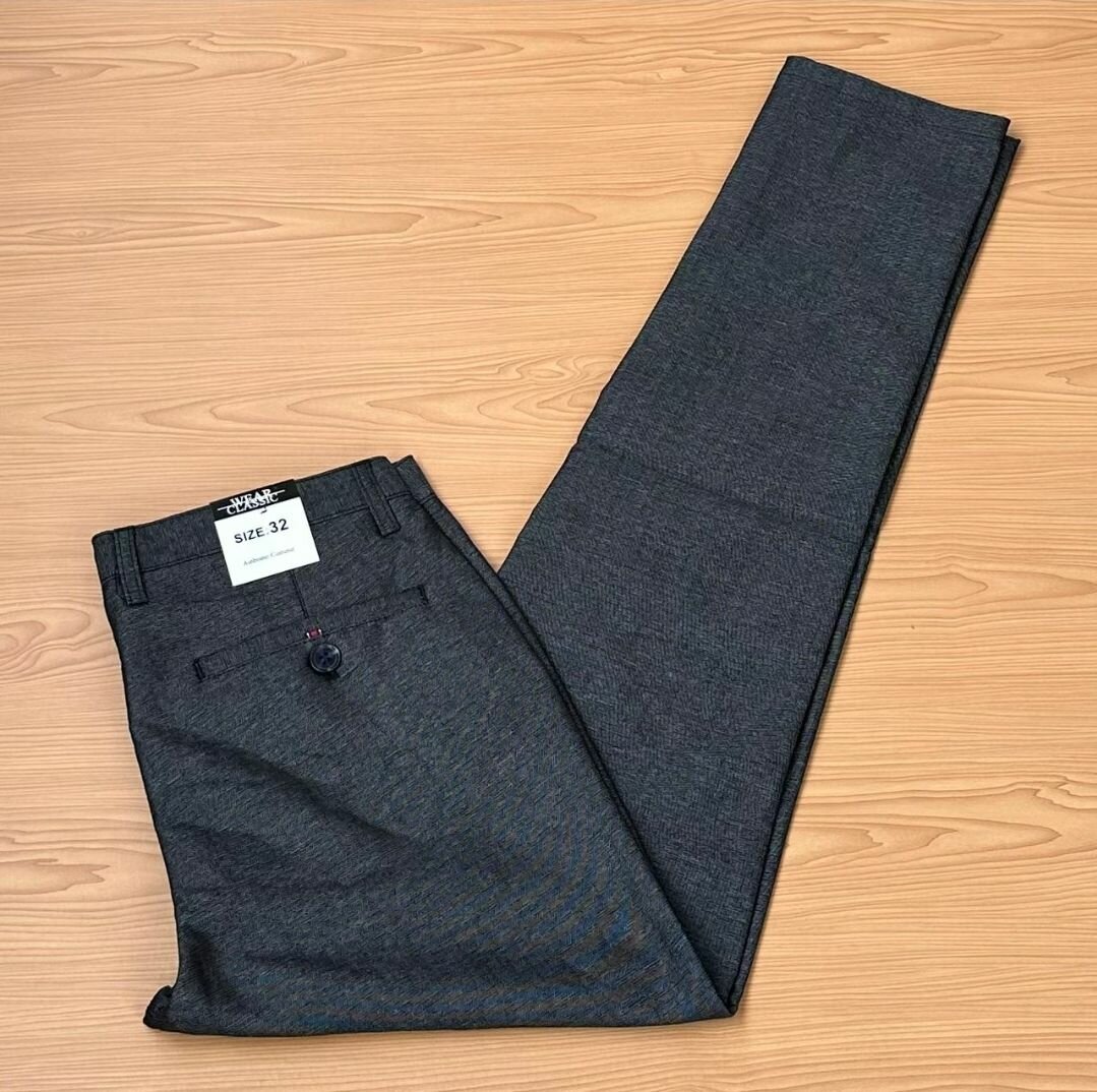 Cotton material trousers