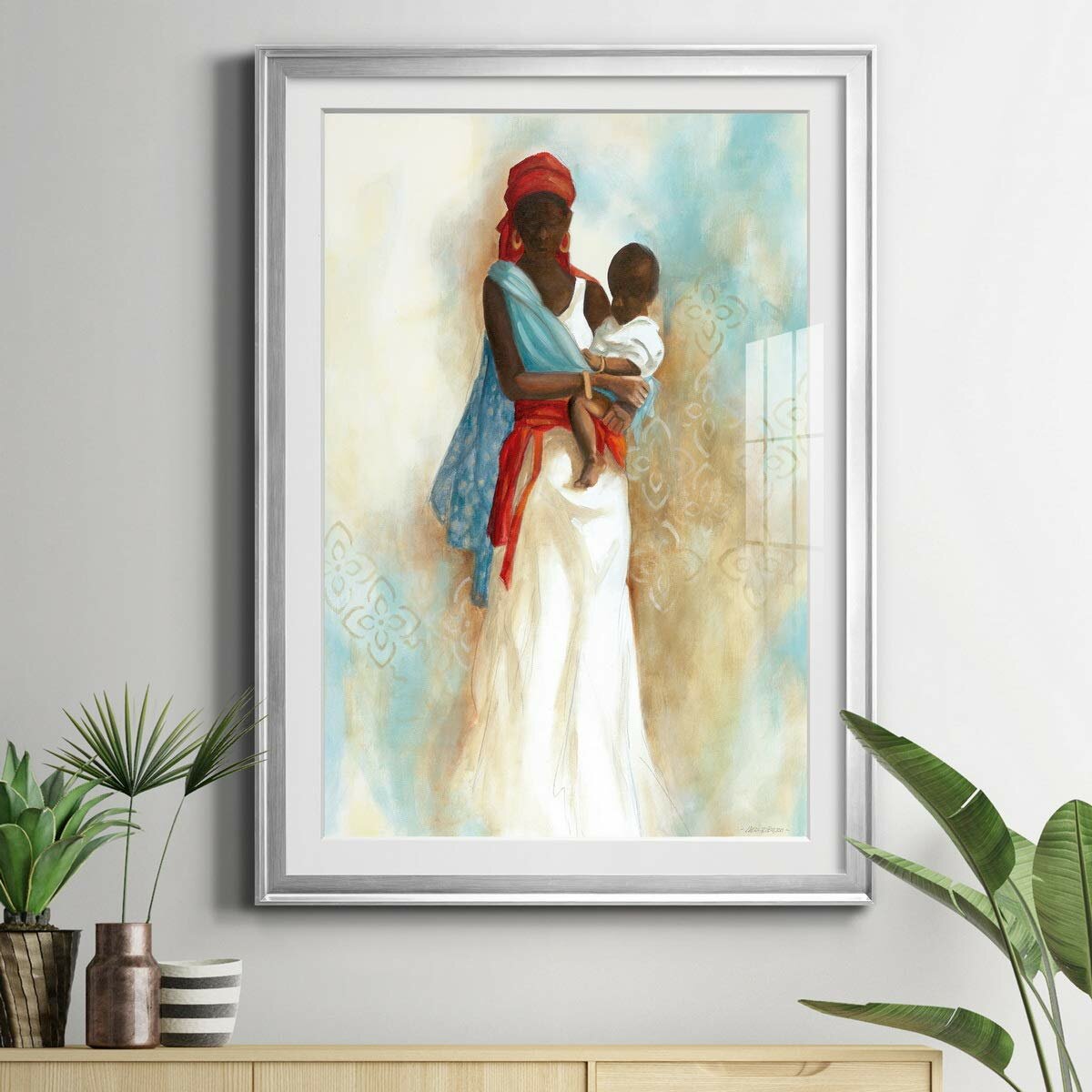 Peinture "Maternité Céleste"