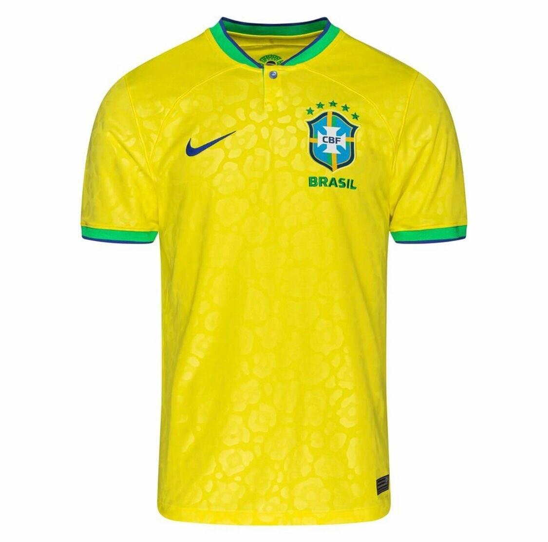 Maillot de football Brésil jaune