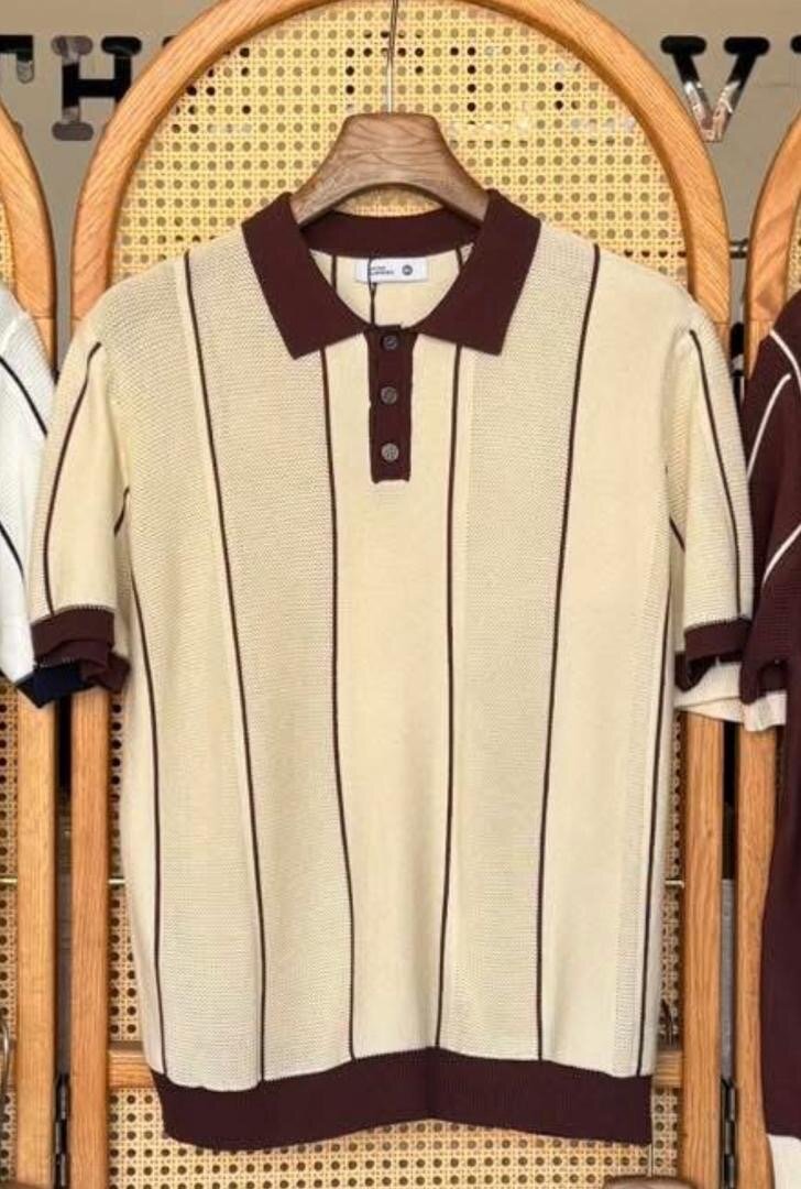 Polo à Rayures Élégant