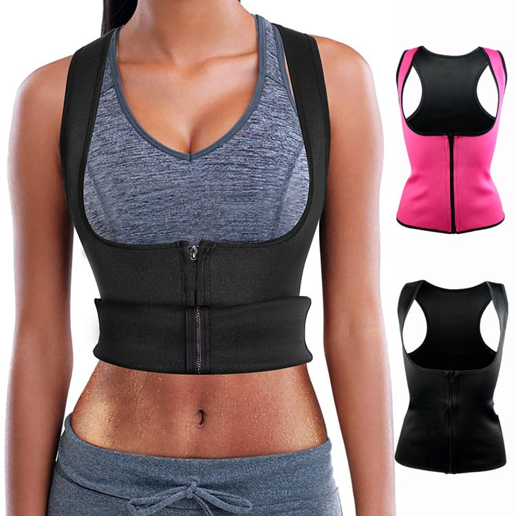 Neoprene Push Up Vest Sweat Waist Trainer Body Shaper Corset