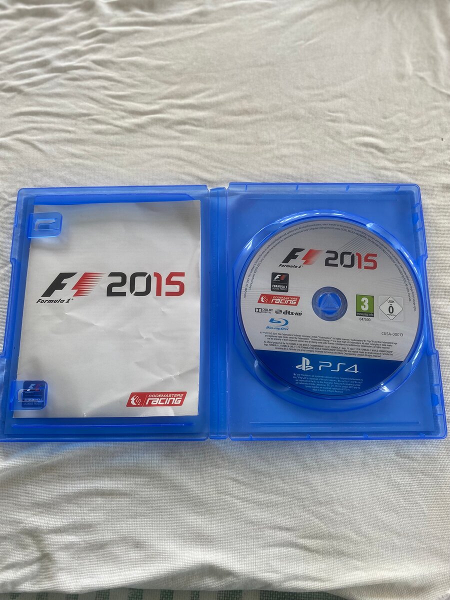 Jeu PS4 F1 2015