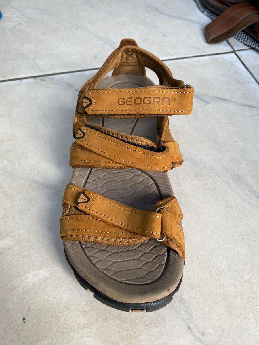 Sandales homme cuir robustes