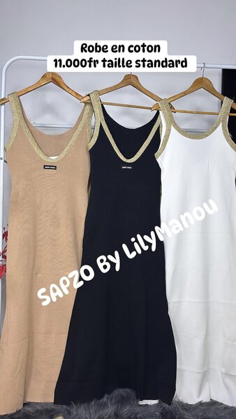 Robe en coton élégante