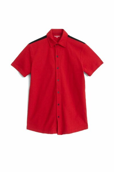 Polo Republica Men's Contrast Shoulder Casual Shirt