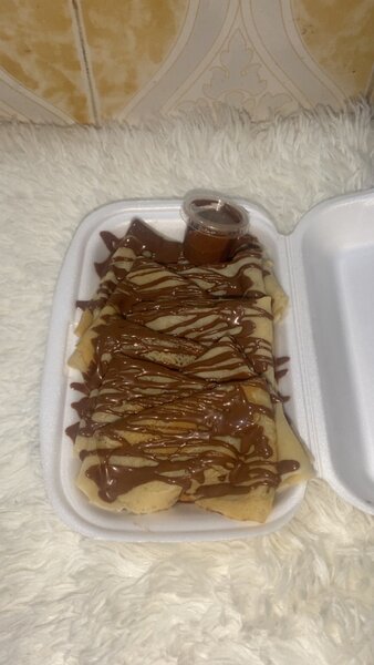 Crêpes au chocolat nutella