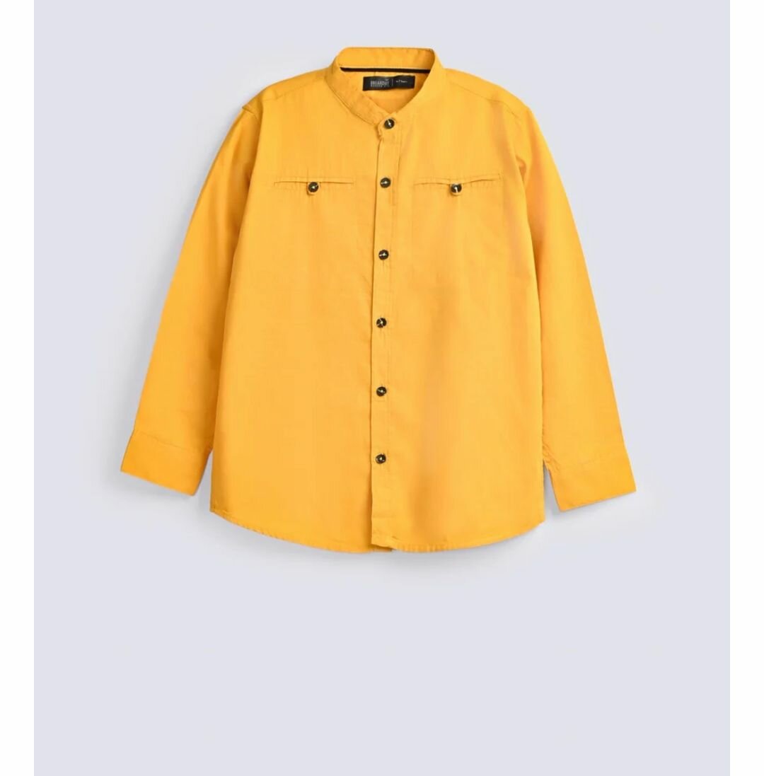 BOYS BAN COLLAR SHIRT