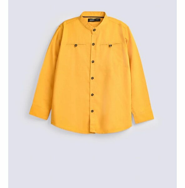 BOYS BAN COLLAR SHIRT